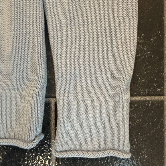 Duffield Preppy Lane Heirloom Cotton Women's Useppa Light Blue Sweater Sz M - Picture 9 of 12